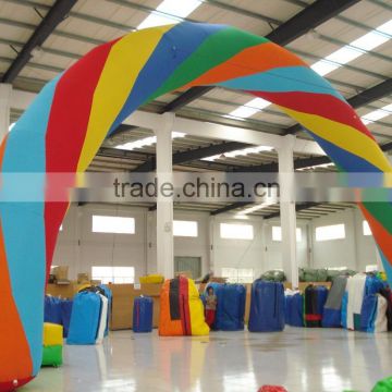 Selling giant advertising inflatable rainbow arch for activity