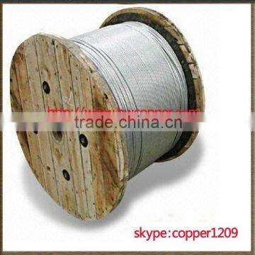 Zinc-coated steel wire strands