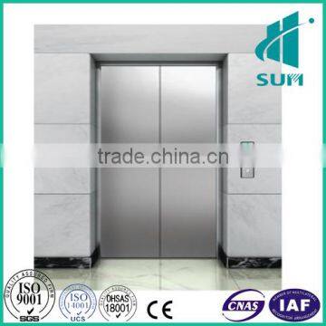 630KG Machine Roomless Passenger Elevator With Hairline Stainless Steel