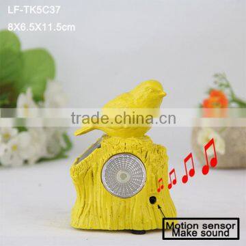Solar bird feeder sensor garden led light lamp for sale