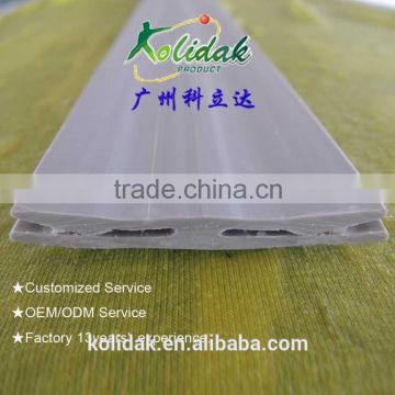 Custom plastic extrusion K shape PVC TPV Profile