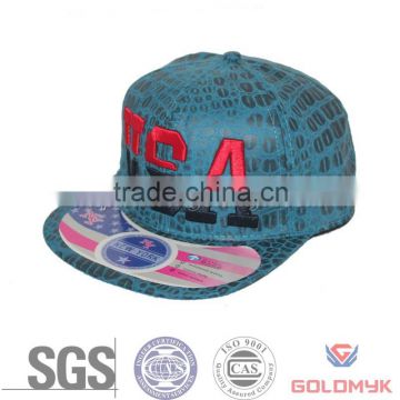 3D Embrpidery logo hiphop cap , flat bill hiphop cap , SGS ISO 9001 hiphop cap