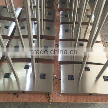 2016 energy saving mass production metal table lamp with high quality popular in hotel lighting