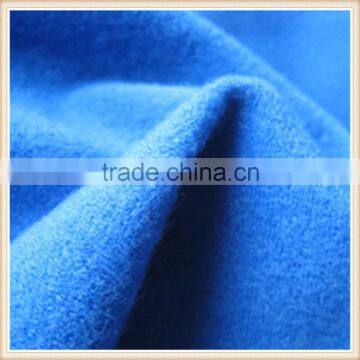 polyester composition tricot loop velvet fabric with one side brushed,water proof