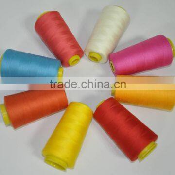 Low Shrinkage Dyed Pattern and Good High Quality for Sewing Thread