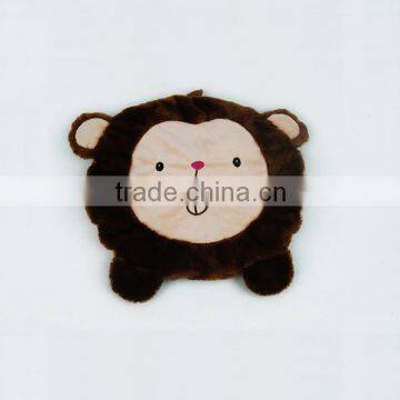 Plush monkey pillow & back cushion