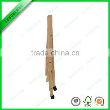 Modern Design Space Saving Foldable Wooden Service Trolley for Food photo-6