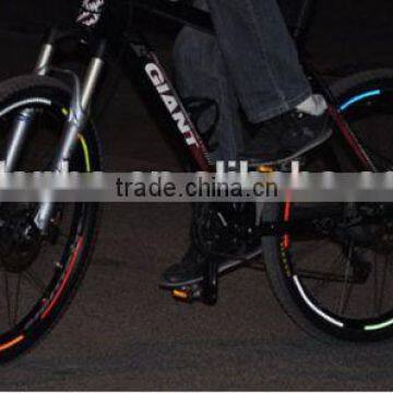 Motorcycle Bicycle Reflective Wheel Rim Sticker Tape 4 Color photo-3