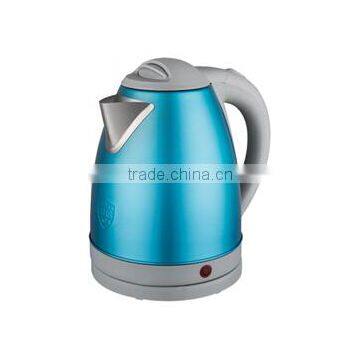 Small Household Appliance Wide Colors Double Layer Baking Paint Stainless Steel Electric Kettle photo-3
