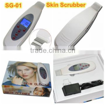 handheld skin scrubber ultrasonic beauty device