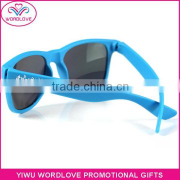 Custom Logo Printing Summer Unisex Neon Colored PC Frame Sunglasses