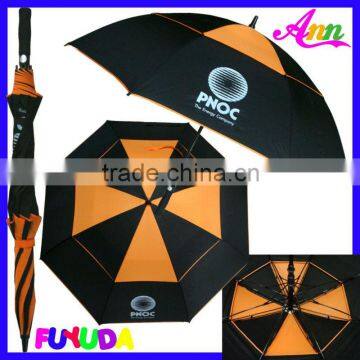 Double Layers Mens Strong High Quality Golf Umbrella