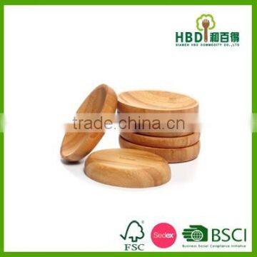 High Quality Wholesale Bamboo Wood Serving Plate Set of 6 photo-4