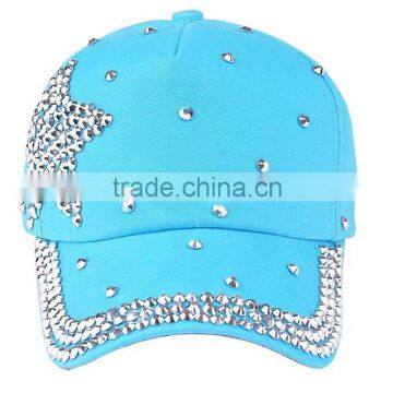 Fashion Design Custom Rhinestone Wholesale Brand Caps Hats photo-3