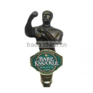 Fancy resin man custom personalized beer tap hadle