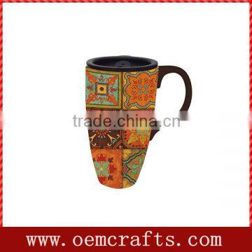 Eastern Spice Boxed Ceramic Latte Travel Mug