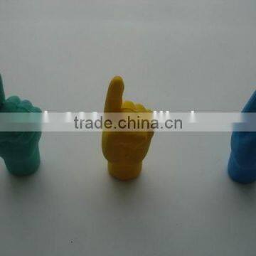 kids pencil shaped hand eraser