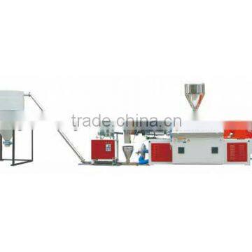 PVC hot-cutting pelletizing line