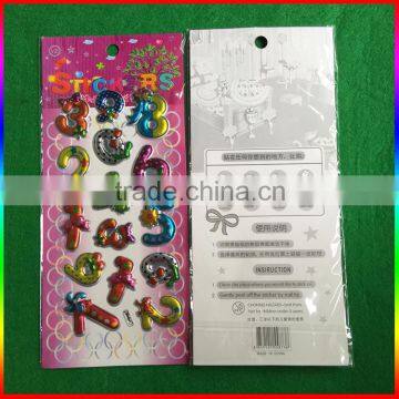 Fruit Number Design 3D Blister Stickers photo-3
