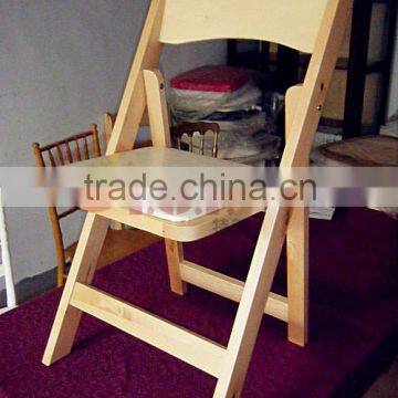 2016 Natural Wooden Folding Banquet Chair