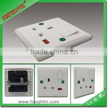 1 Gang 13 Amp Switched Socket With Indicator Light Wall Switch Socket photo-4