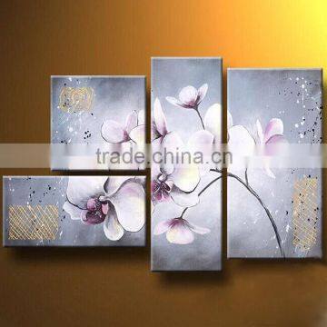 Handpainted Modern Flower Oil Painting for Wall Decoration 57103 photo-1