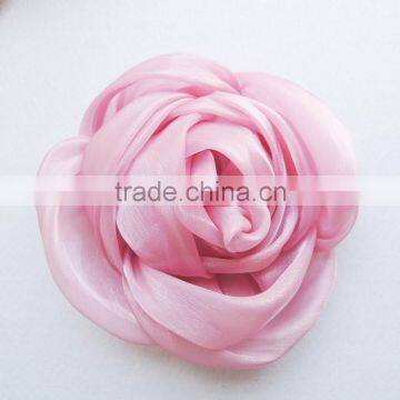 rose flowers artificial flowers touch rose handmade ribbon flowers for gift boxes packing garment accessory with stickers