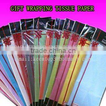 CHRISTMAS COLOR WRAPPING TISSUE PAPER FOR GIFT WRAPPING ,