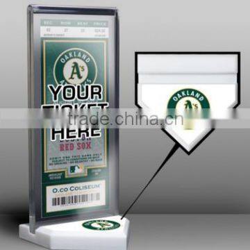 MLB Oakland Athletics Home Plate Ticket Display Stand