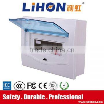 238*178*63 Size 8 Way Indoor Flush Mount Electric Distribution Box Plastic photo-3
