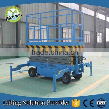 15m Hydraulic manual mobile scissor man lift with CE for sale