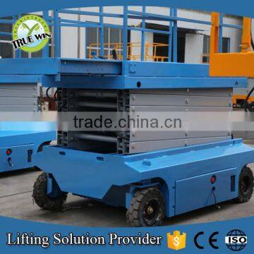 Hydraulic automatic driving scissor lifts platform/DC power scissor lift