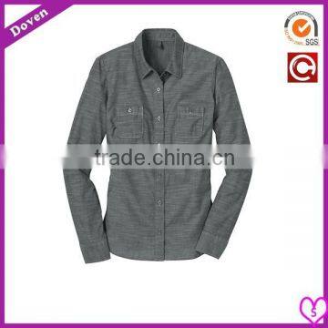 ladies cotton twill formal shirt