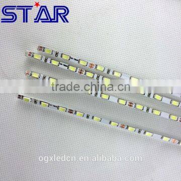 Ultra-Thin 4MM 0.1W 5730 LED Strip Rigid Bar 90leds/m 12V Rigid LED Edge lit strip for Slim Light Box Signs Display