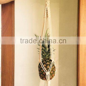 HANDMADE MACRAME PLANT HANGER KNOT ROPE HANGER
