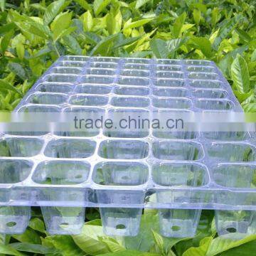 50Cells PVC Vegetables/Fruits Nursery Tray &Lids