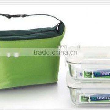 New style good quality food container set with takeaway bag