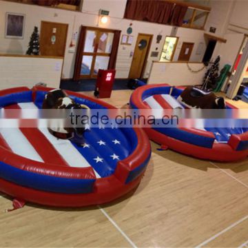 bucking bronco Inflatable Rodeo Bull for adults,Wipeout games Mechanical bull for adults