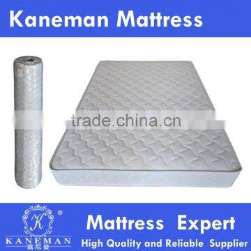 Factory wholesale OEM king size rolled spring mattress in a box