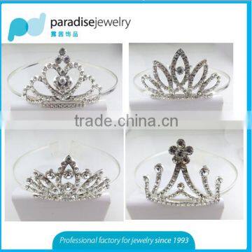 2016 newest bridal head crown with shinny rhinestone