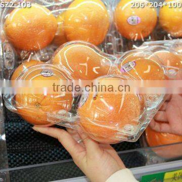 4 Compartment Plastic Compartment Boxes Food Packaging Containers Clear Plastic Paking Box