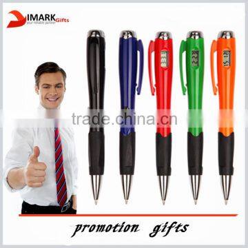 promotion ballpoint pen with clock