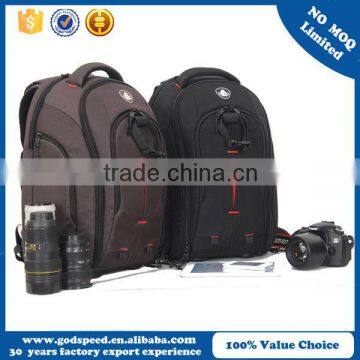 Hot Selling Nylon Dslr Camera Bag, Travel Hiking Photo Backpack