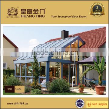 New design aluminum frame hot insulated portable glass sun room