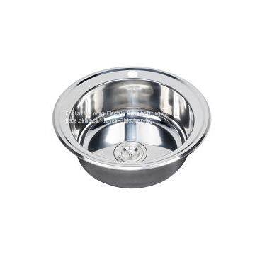 Hot selling cheap round bowl small size kitchen sink WY-510A