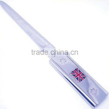 metal business card letter opener