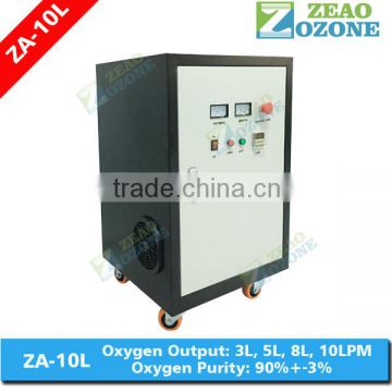 High output aquaculture fish pood oxygen concentrator