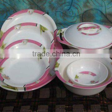 Melamine Dinner Set STONE 5