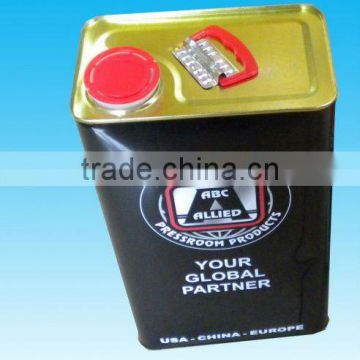 5L square automotive paint cans