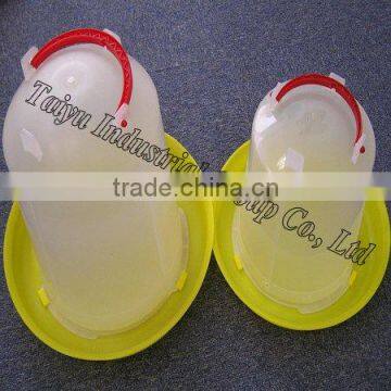 hot sale plastic poultry chicken drinker with hole feeder